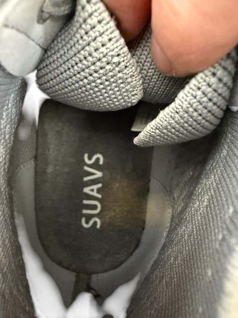 Suavs The Legacy High Top Knit Sneaker Slate Grey Gum Sole Women’s 10 Men’s 8 EU - Picture 6 of 7
